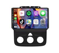 Radio Coche Navegación GPS 2 DIN para T Dodge Ram 1500 2500 3500 2013-2018 HD Pantalla Tactil Radio Reproductor de Internet, Bluetooth, WiFi, 4 Nuclear 1G+16G