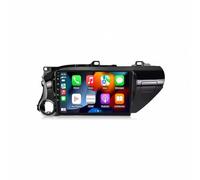 Radio Coche Navegación GPS 2 DIN para Toyota Hilux 2015 2016-2020 A-Pple Carplay & Android Auto, Autoradio Portátil Car Play con Pantalla Táctil, GPS, 8 Nuclear 8G+256G
