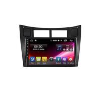 Radio Coche Navegación GPS 2 DIN para Toyota Yaris Vios 2005-2012 Pantalla de Coche con Carplay y Android Auto Inalámbricos, Bluetooth, Mirror Link, 4 Nuclear 4G+64G