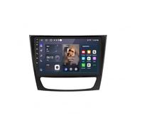 Radio Coche para Mercedes Benz E Class W211 E300 E350 E240 con GPS, Navi, Carplay, Android Auto, Pantalla Táctil, WiFi, Bluetooth, FM Radio 4Gb+64Gb para Coche, 4 Nuclear 1G＋32G