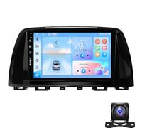 Radio con Android 14 de 9 Pulgadas y Doble DIN con Pantalla táctil para Mazda 6 GJ/CX-5 2012-2016, Reproductor de DVD, Bluetooth, navegación GPS, CarPlay, Android Auto, cámara Trasera
