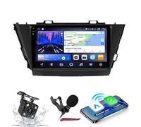 Radio con Android 14 para Toyota Prius Alphard (LHD/RHD,2012-2017),Pantalla QLED de 9",Carplay inalámbrico,navegación GPS Android,BT5.0,HiFi,FM,5G,WiFi,SWC,RDS,micrófono,M100S