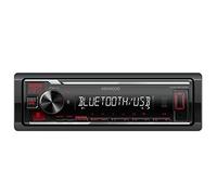 Radio con Bluetooth para Coche con Entrada USB y Aux, Compatible con Spotify App Link - Autorradio 1 DIN Extraíble con Equipo de Musica Sintonizador FM/Am, Micrófono y Ecualizador - KENWOOD KMM-BT209