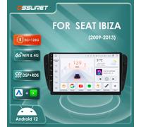 Radio con GPS para coche, reproductor multimedia con Android 12, navegador navi, estéreo, Audio, pantalla 2009, 4G, BT, para Seat Ibiza 6j 2013-7862 P2 CP AHD6 AI