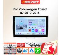 Radio con GPS para coche, reproductor Multimedia con Android, 2 DIN, Audio estéreo, para VW Passat B7 B6 CC Volkswagen Carplay 2010-2015 10.33 inch S4
