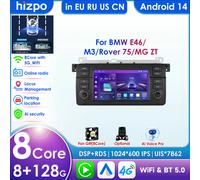 Carplay Android 14 2Din 3GB RAM 32GB ROM AutoRadio reproductor de vídeo Multimedia para BMW Serie 3 E46 M3 1998-2001 2002 2003 2004 2005 S8 AI AHDC2
