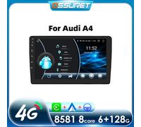 Radio con GPS para coche, reproductor Multimedia con Android, Carplay, AI, voz, estéreo, RDS, 9 pulgadas, 2Din, unidad principal, para Audi A4, B8, B6, S4, RS4, 2000 -2009 P1L