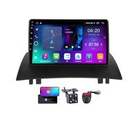Radio con GPS y Android 13 ZCRKEJI para Renault Megane 2 (2002-2009) - Carplay Android Auto - Pantalla táctil de 9 Pulgadas, Radio FM, Am, RDS, DSP, 4G, WiFi, Controles en el Volante y cámara de resp