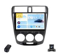 Radio con Pantalla táctil 2K para Honda City 2008-2013, estéreo Android de 9 Pulgadas con CarPlay, Android Auto, GPS, WiFi, FM/Am, RDS, SWC, cámara Trasera, DVR ADAS (Negro, M700S 2K)