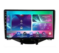 Radio con Pantalla táctil Android 15 de 9 Pulgadas, Reproductor de DVD, Bluetooth y navegación GPS, Radio Doble DIN para Toyota Aygo y Peugeot 108 (2014-2021), Compatible con CarPlay y cámar