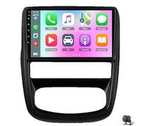 Radio con Pantalla táctil de 9 Pulgadas para Renault Duster 2010-2015, Reproductor de DVD, Bluetooth, navegación GPS, Doble DIN, CarPlay, Android Auto, Compatible con cámara de visión traser