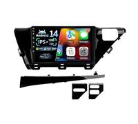 Radio con Pantalla táctil de 9" y Android 14 para Toyota Camry 8 XV70 (2017-2021) | 2 DIN, CarPlay, Android Auto, navegación GPS, Bluetooth, WiFi, 2 GB + 32 GB