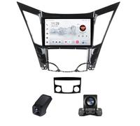 Radio con Pantalla táctil HD para Hyundai Sonata 6 YF 2009-2014 Sistema Android 14 Compatible con CarPlay inalámbrico Android Auto navegación GPS Bluetooth 4G LTE y Wi-Fi Integrados vídeo 2K (A C30P