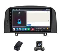 Radio con Pantalla táctil HD para Hyundai Sonata NF (2004-2008) Sistema Android 14 Compatible con CarPlay inalámbrico Android Auto navegación GPS Bluetooth 4G LTE y Wi-Fi Integrados vídeo 2K (A C10