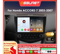 Radio con sistema inteligente Android Auto para Honda ACCORD 7 2003-2007, Carplay 2DIN, cámara 360, autoradio GPS 6115 Octa-Core, unidad principal con RDS, DSP, 4G, Wifi y pantalla. QS2-8Core-4G 32G