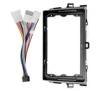 Radio Consola Central Panel A Juego Arnés Marco Moldura Panel Adaptador Cable para Toyota para Corolla 2006-2013 Marco Radio de Coche Radio De Coche