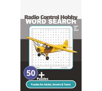 Radio Control Hobby Word Search Puzzle Book: Word Search with Easy to Read Print Word Search about Radio Control Hobbies,Airplanes,Drones, Cars and ... + puzzles... Gift for Vacation and Free time