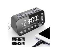 Radio DAB FM LED Sveglia digital con función de repetición y luminosidad regulable Orologio da tavolo
