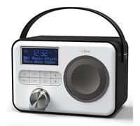 Radio Dab portátil, Altavoz Bluetooth, Radio Dab Plus/Dab, Radio FM, alimentación a Red o Alimentado por batería, Altavoz Bluetooth portátil, Carga USB para 10 Horas de reproducción
