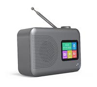 Radio Dab, Radio Digital Dab LFF, Radio Digital FM pequeña, Radio Dab Plus, Radio de Cocina con Cable o Radio a Pilas, Radio con Pantalla en Color y Bluetooth