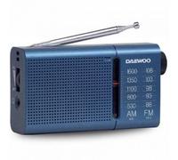 Radio Portátil Daewoo DW1036/ a Pilas/ Azul