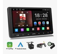 Radio de 9 pulgadas 2 Din Android para coche, pantalla táctil, navegación GPS, WiFi, Bluetooth, DSP y EQ de 24 bandas, ChatGPT-AI, Carplay, multimedia with DAB Receiver