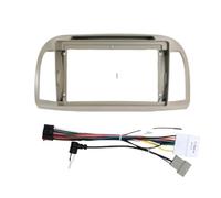 Radio De 9 Pulgadas para Nissan para March para Micra K12 2002-2010 Marco Instalación Panel 2 DIN DVD MP5 Reproductor Android(Frame Cable)