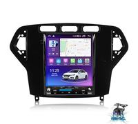 Radio de automóvil de pantalla táctil de 9.7″ para Mondeo MK4 2007-2010 Android 15 STEREO Multimedia Player admite Wireless CarPlay Android Auto GPS NAVI WiFi BT FM AM RDS (Size:TS6,Color:Negro)