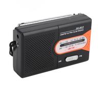 Radio de Bolsillo Am/FM Portátil con Altavoz y Conector para Auriculares - Radio Transistor a Pilas, Compacta, Recepción Clara, Ideal para Hogar, Viajes, Camping, Senderismo