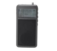 Radio de Bolsillo FM Personal Portátil, Radio Bluetooth de Mano, con Batería Recargable, Conector para Auriculares Estéreo, Retroiluminación, Configuración de Despertador, para
