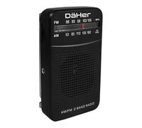 Radio de Bolsillo portátil con sintonizador Am/FM, Altavoz Integrado y Antena Extensible, Ideal para Escuchar música y Noticias en Cualquier Lugar.