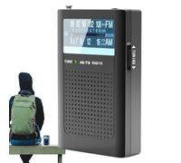Radio de Bolsillo | Radio Exterior Resistente a la Intemperie - Escucha en Dos Modos, Equipo Ligero y de Bajo Consumo para Exteriores, Aventuras, Camping, Playa y Viajes