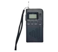 Radio De Bolsillo, Radio Pequeño Am FM con Transistor, Receptor con Pantalla LCD Digital para Casa Playa Oficina Escritorio y Camping
