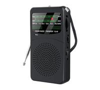 Radio De Bolsillo - Radios Onda Corta Am FM para Hogar con Recepción Multibanda,Luz LED Integrada Soporte Completo para Apagones Emergencias Senderismo Supervivencia Acampada Aire Libre