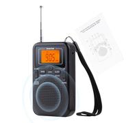 Radio de bolsillo - Walk Man Radio Style, transistor inalámbrico AM FM con altavoz | Receptor compacto alimentado por batería para recepción de larga distancia, receptor de emergencia portátil