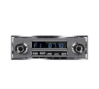 Radio de Coche 1DIN con Reproductor MP3, estéreo Retro clásico Dab+, Compatible FM, AUX, EQ, Entrada USB, Bluetooth for Benz