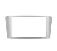 Radio De Coche 2 DIN 7 Pulgadas para Toyota para Avensis 2002-2008 con Marco Negro CD DVD Panel Interior Audio(Plata,Frame)