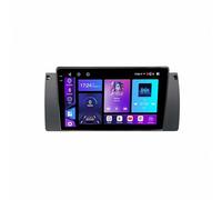 Radio de Coche 2 DIN para BMW 5 E39 X5 E53 1995-2003 Mirror Link, Incell Touchscreen Radio Coche con Bluetooth USB/Eq Comandos Al Volante Cámara Trasera, FM, 8 Nuclear 6G+128G