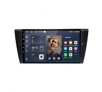 Radio de Coche 2 DIN para BMW E90 E91 E92 E93 2006-2012 Pantalla de Coche con Carplay y Android Auto Inalámbricos, Bluetooth, Mirror Link, Navegación GPS, Aux, FM, 8 Nuclear 6G+128G
