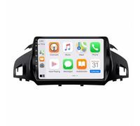 Radio de Coche 2 DIN para Ford Kuga 2012-2018 Enlace Espejo, Navegación, Siri, Aux, Bluetooth, Airplay, Lectura de Vídeo, Navegación GPS, Mirror Link/FM, 4 Nuclear 1G+32G
