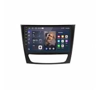 Radio de Coche 2 DIN para Mercedes Benz E Class W211 E300 E350 E240 Autoradio Touchscreen Display Bluetooth Llamadas Manos Libres, Mirror Link, Navegación GPS, Type-C, 8 Nuclear 6G+128G