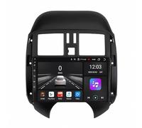 Radio de Coche 2 DIN para Nissan Sunny Versa C17 2011-2013 Cámara Trasera - HD Pantalla Carplay Mirror Link - Portátil Radio Coche Bluetooth con Asistencia de, 4 Nuclear 1G+32G