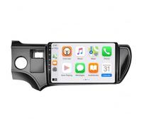 Radio de Coche 2 DIN para Toyota Prius C Left-Hand Drive 2012-2014 Pantalla Táctil, Navegación GPS WiFi Bluetooth, Cámara Trasera, Radio FM/RDS Dsp, Micrófono, 4 Nuclear 1G+16G