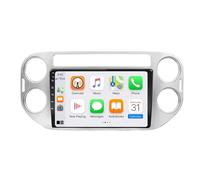 Radio de Coche 2 DIN para Volkswagen VW Tiguan 5N 2007-2016 Enlace Espejo, Navegación, Siri, Aux, Bluetooth, Airplay, Lectura de Vídeo, Navegación GPS, Mirror, 8 Nuclear 8G+256G