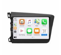 Radio de Coche 2 DIN Universal para Honda CR-Z 1CRZ LHD 2012-2015 con Carplay y Android Auto Inalámbricos, Bluetooth, Mirror Link, Mirror Link, FM, Siri & G00Gle, 4 Nuclear 4G+64G