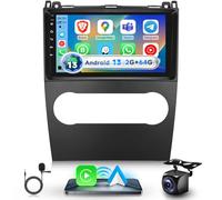 Radio de Coche 2G+64G CarPlay para Mercedes-Benz Clase B/Clase A 2008-2011, Radio Android 13.0 con Pantalla táctil de 9 Pulgadas con Wireless Carplay Android Auto DSP BT GPS Espejo FM RDS USB