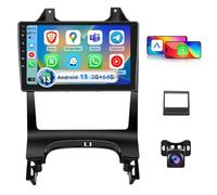 Radio de Coche 2G+64G CarPlay para Peugeot 3008 2009-2015, Radio Android 13.0 de Pantalla táctil de 9 Pulgadas con Wireless Carplay Android Auto DSP BT GPS Espejo FM RDS USB Cámara de Marcha atrás.
