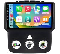 Radio de coche 4G RAM + 64G ROM Andriod 13 para Dodge Ram 1500 2500 2013-2018: 9 pulgadas 1280 x 800 HD IPS pantalla táctil reemplazo inalámbrico Carplay Andriod Auto Bluetooth 5G WiFi GPS Navi 1080P