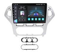Radio De Coche Android 11 Para Ford Mondeo 2006-2010 9 Pulgadas IPS Pantalla Táctil Con Carplay Android Auto Apoyo BT 5.0 DSP FM AM Hi-Fi DAB RDS Cámara Trasera Control Del Volante(B,8Core+2G+32G+WIFI