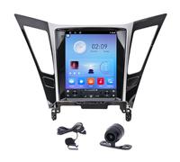 Radio de coche Android 15 de 9,7 pulgadas para Hyundai Sonata 2011 2012 2013 2014, 2 + 64 G, pantalla táctil, doble Din Radio con Wireless Carplay Android Auto Quad-Core GPS Navi Bluetooth FM/RDS